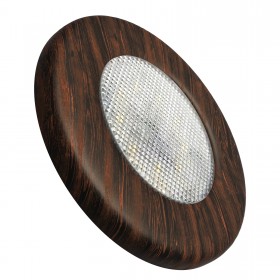 Ankastre Led Spot No.1 - Ahşap Çerçece / Kırmızı